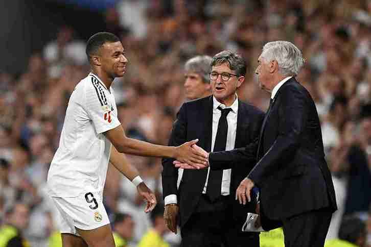 أنشيلوتي يقيم إمكانية مشاركة مبابي في كأس العالم للأندية