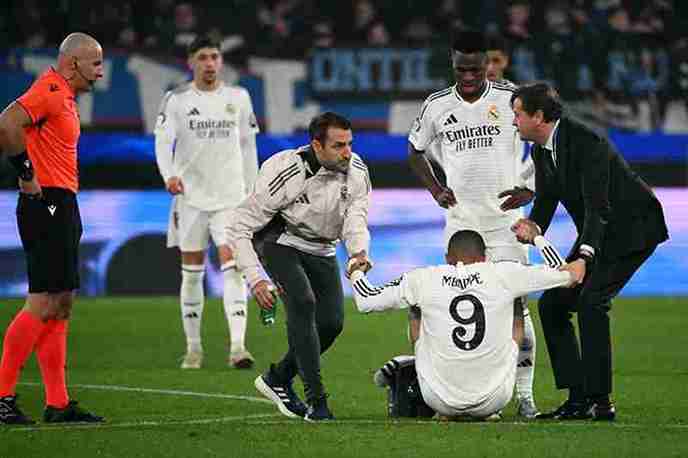ريال مدريد يكشف تفاصيل أولية عن إصابة كيليان مبابي