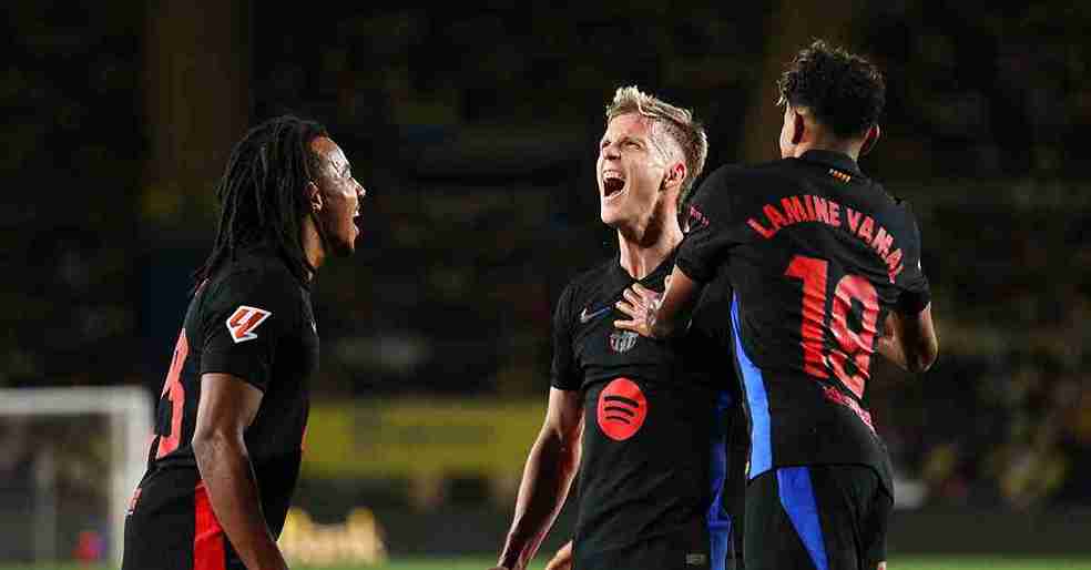برشلونة يعزز موقعه في الصدارة بفوزه 2-0 على لاس بالماس في الدوري الإسباني