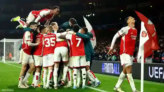 آرسنال يتأهل لربع نهائي دوري الأبطال بعد تفوقه على آيندهوفن