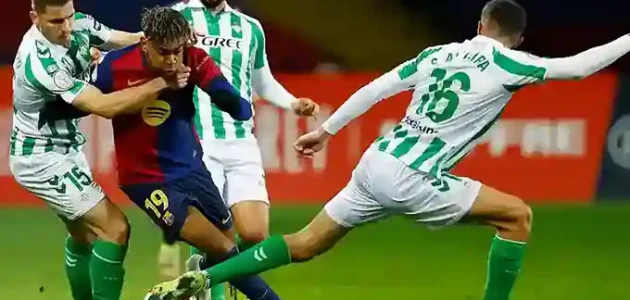 قائمة برشلونة لمباراة ريال بيتيس