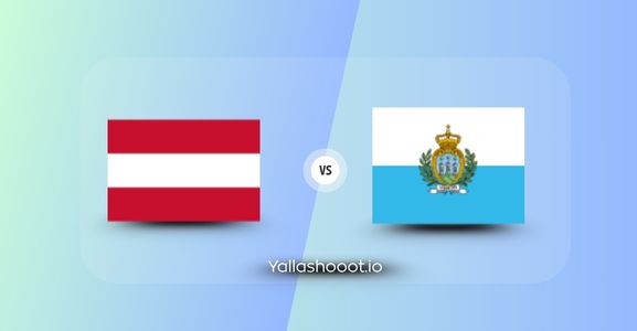 موعد مباراة سان مارينو والنمسا يلا شوت اليوم الثلاثاء 10-06-2025 في تصفيات أوروبا المؤهلة لكاس العالم